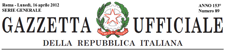 gazzetta ufficiale della repubblica italana