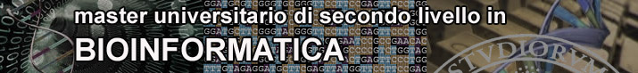 master di 2&deg; livello in BIOINFORMATICA