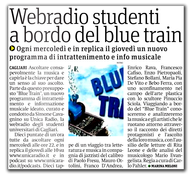 Metronews Cagliari (pag. 13) di luned&igrave; 7 maggio 2012
