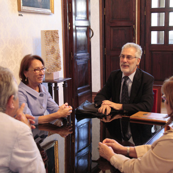 cagliari, 16 giugno 2013 (IC) - al centro Giovanna Maria Ledda e Jos&eacute; Regidor Garc&iacute;a