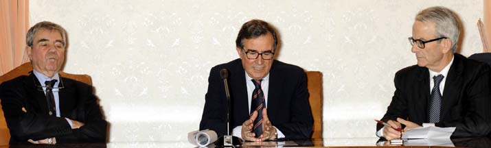 23 dic 2013 - incontro in rettorato (foto: francesco cogotti)