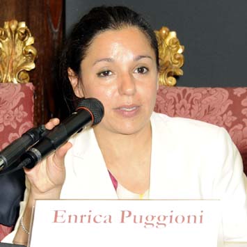 27 maggio 2014 - ENRICA PUGGIONI alla presentazione nell’aula magna del rettorato di cagliari (foto: francesco cogotti)