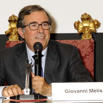 rettorato di cagliari, 18 settembre 2014 - il rettore giovanni melis - foto: francesco cogotti