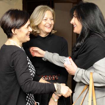 da sinistra: Barbara Argiolas, Paola Piras, Francesca Barracciu