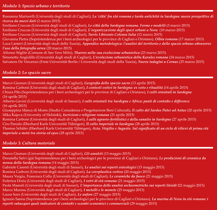 clicca per il programma