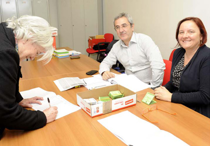 monserrato, 20 marzo 2015 - maria del zompo al voto
