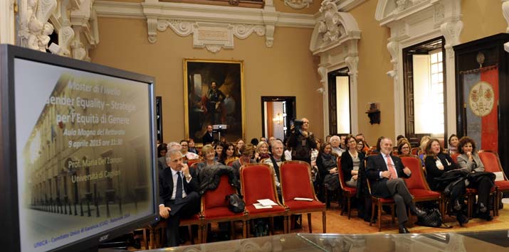 9 aprile 2015 - inaugurazione master in gender equality