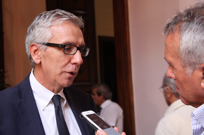 cagliari, 25 settembre 2015 - il presidente della regione intervistato in rettorato