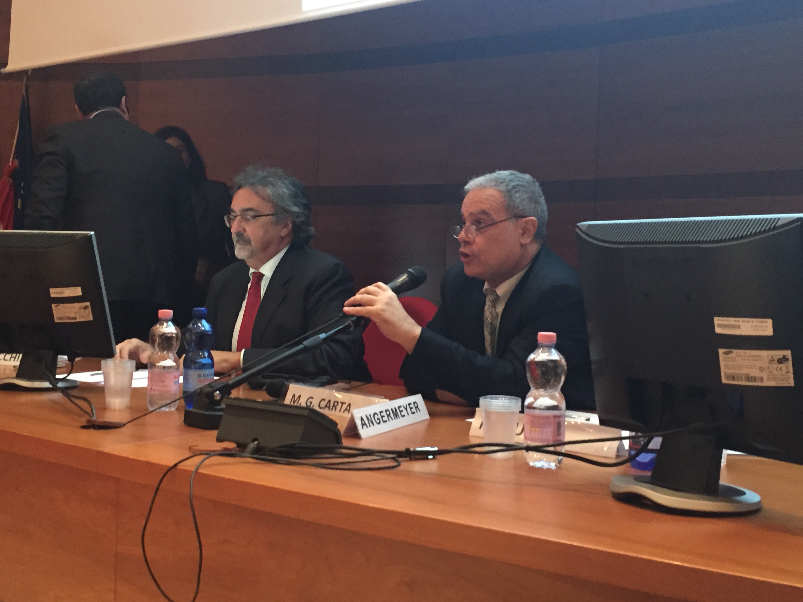 Monserrato, 20 novembre 2015 - Ernesto D&rsquo;Aloja e Mauro Carta (clicca per ingrandire)