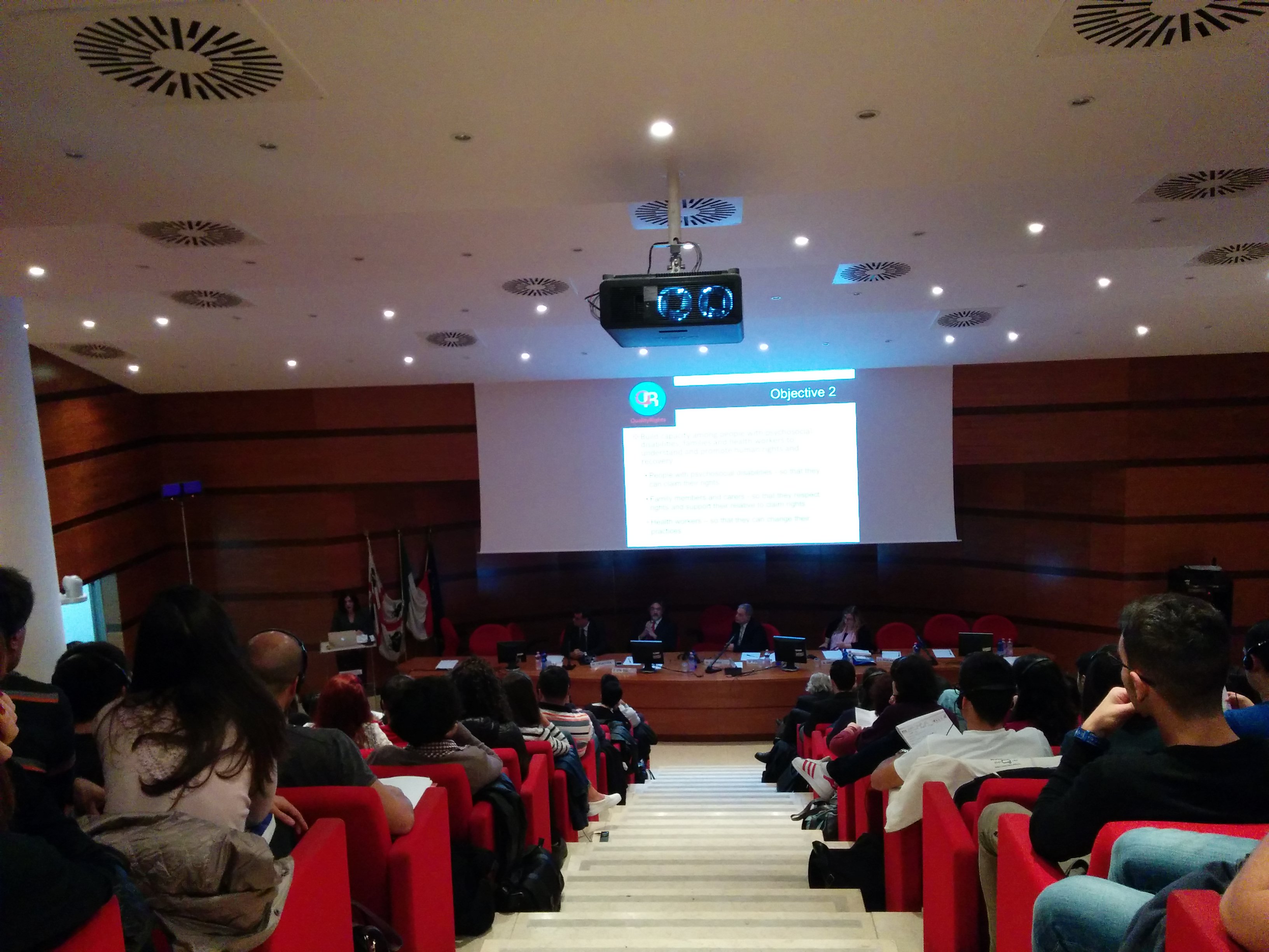 Cittadella Universitaria di Monserrato, 20 novembre 2015 - Congresso nell&rsquo;Aula Rossa della Facolt&agrave; di Medicina (clicca per ingrandire)