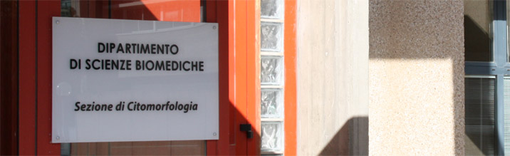 l&rsquo;ingresso della sezione di citomorfologia nella cittadella universitaria di monserrato
