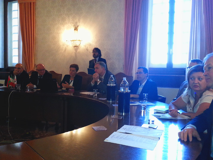 Rettorato di Cagliari, 8 ottobre 2016 - incontro con delegazione bielorussa