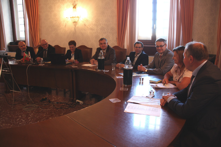 Rettorato di Cagliari, 8 ottobre 2016 - incontro con delegazione bielorussa