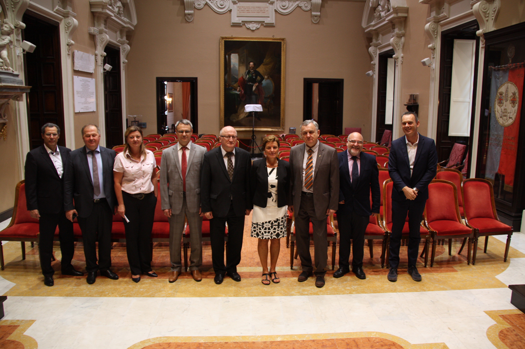 Rettorato di Cagliari, 8 ottobre 2016 - incontro con delegazione bielorussa