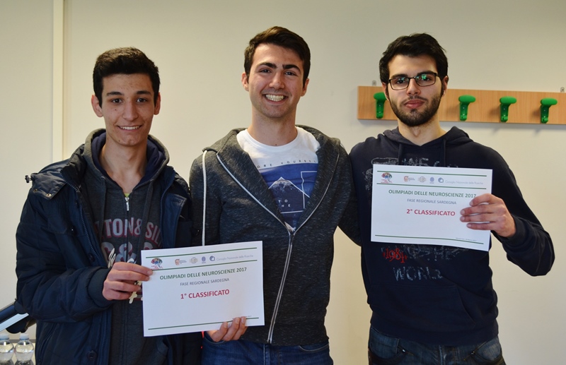 Da sinistra a destra, Luca Caffiero, Stefano Puligheddu e Sean Luigi Termini