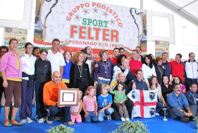 premiazione del gruppo di podismo cagliaritano