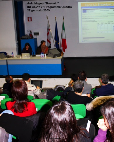 INFODAY 7° programma quadro nell’aula magna della cittadella di Monserrato (unicaweb)
