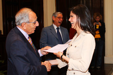 Rettorato, 14 maggio 2009 - Consegna attestati Laboratorio Didattico Calaritano (foto: unicaweb)