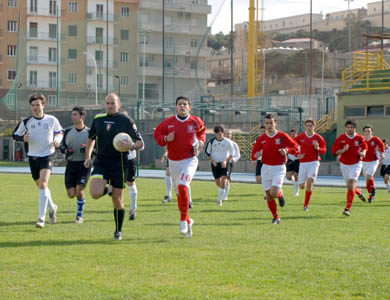 entrata in campo delle squadre