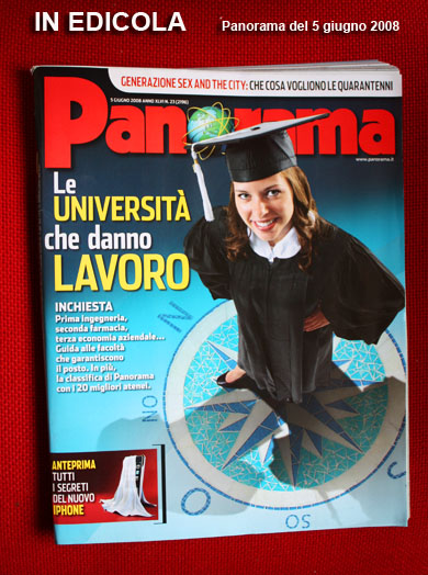 la copertina di Panorama del 5 giugno 2008 la copertina di Panorama del 5 giugno 2008