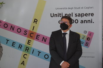 Nella foto il professor Francesco Mola, rettore dell'Universit&agrave; di Cagliari