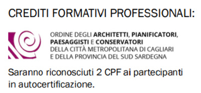 Previsti due crediti formativi professionali per gli iscritti all'ordine provinciale degli architetti