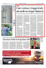 L'UNIONE SARDA di sabato 10 giugno 2023 / Pagina 3 - Primo piano