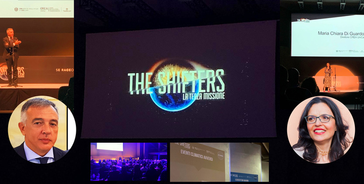 The Shifters. All'evento del 18 novembre il saluto del prorettore per territorio e innovazione, Fabrizio Pilo, e la presentazione della professoressa Di Guardo. Segui gli aggiornamenti della serata al Teatro Doglio sulle pagine social dell'ateneo