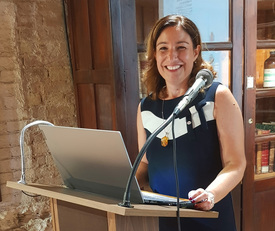 La professoressa Donatella Rita Fiorino, delegata responsabile dell'Universit&agrave; di Cagliari per gli accordi con la Difesa
