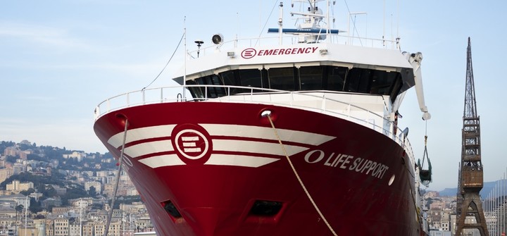 La nave Life Support di Emergency