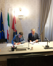 Cagliari, 5 giugno 2023 - La firma della convenzione