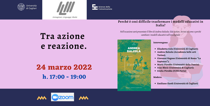 L'appuntamento online il 24 marzo 2022, alle 17
