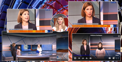 11/11/2022 - Giulia Manca e Maura Pilia ospiti su RaiTre Sardegna nel programma Buongiorno Regione, intervistate in studio da Elena Laudante (vedi LINK a fondo pagina)