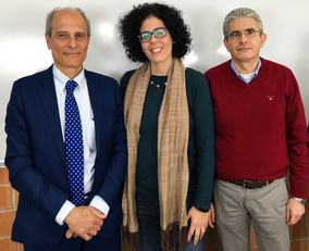 Da sinistra: Giacomo Cao, Roberta Licheri e Roberto Orr&ugrave;