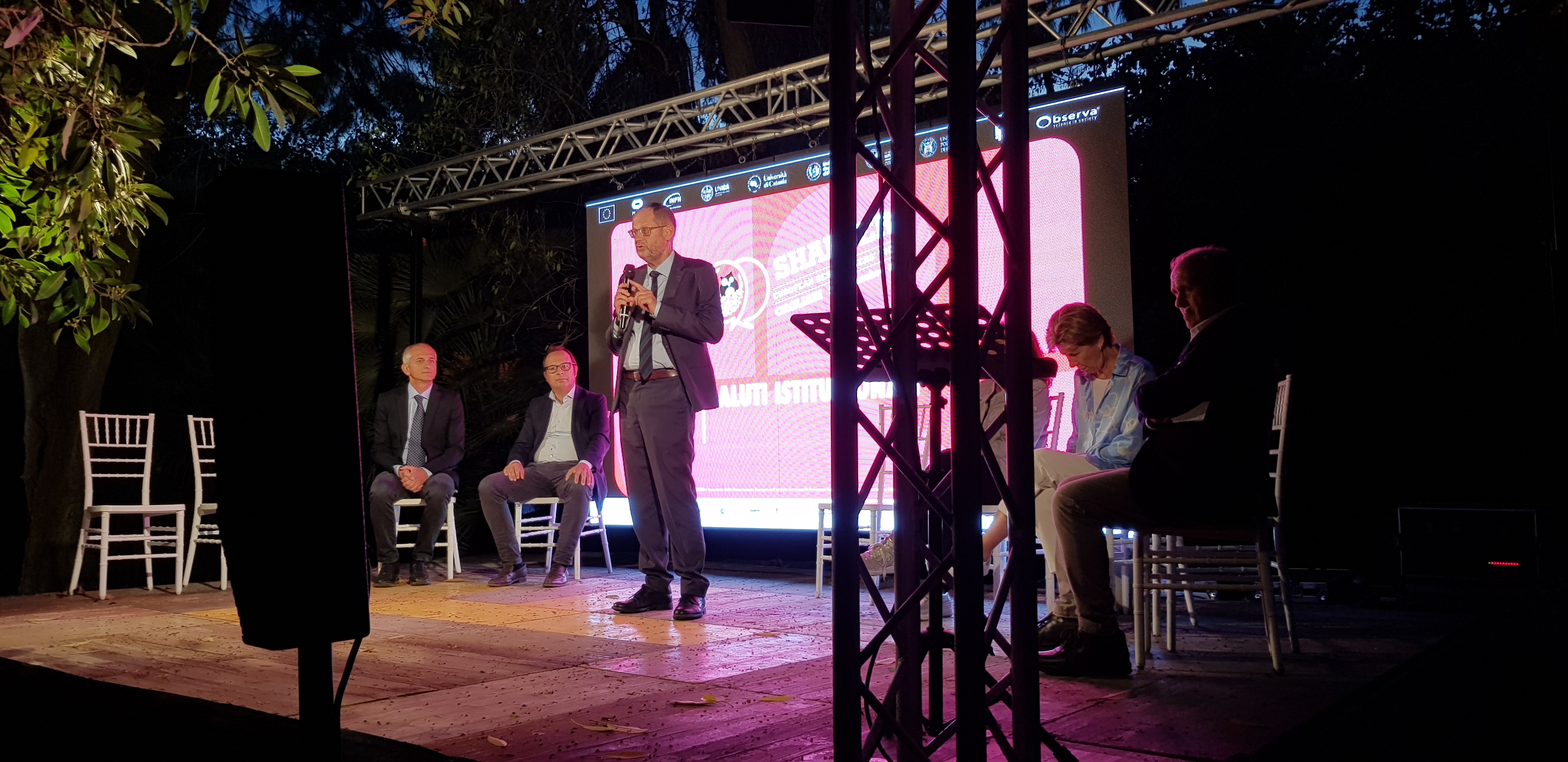 Chiusura della manifestazione da parte del professor Luciano Colombo