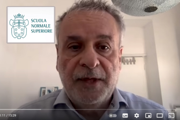 Silvio Pons, in un fotogramma del video