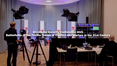 SIPRI is pleased to launch a new film capturing insights from global actors on how developments in technology have altered the nature of warfare and have opened cyberspace and outer space as potential new battlefields of the future