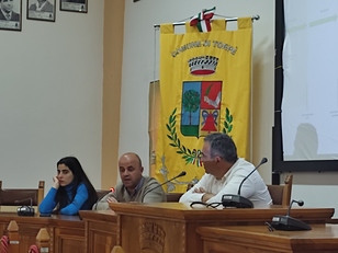Antonella Canu, Giuseppe Ciccolini e Martino Sanna, i sindaci di Lod&egrave;, Bitti e Torp&egrave;