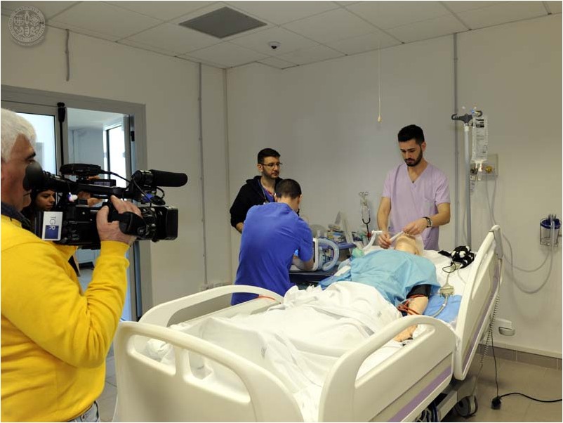 Centro di simulazione medica, una simulazione