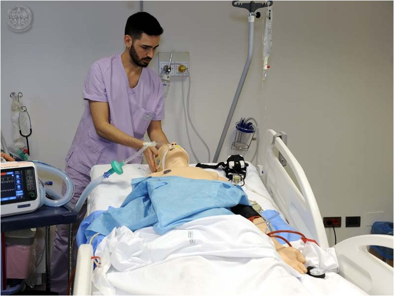 Centro di simulazione medica, una simulazione