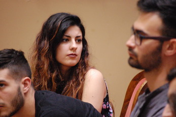 Studenti nell'Aula magna durante il seminario