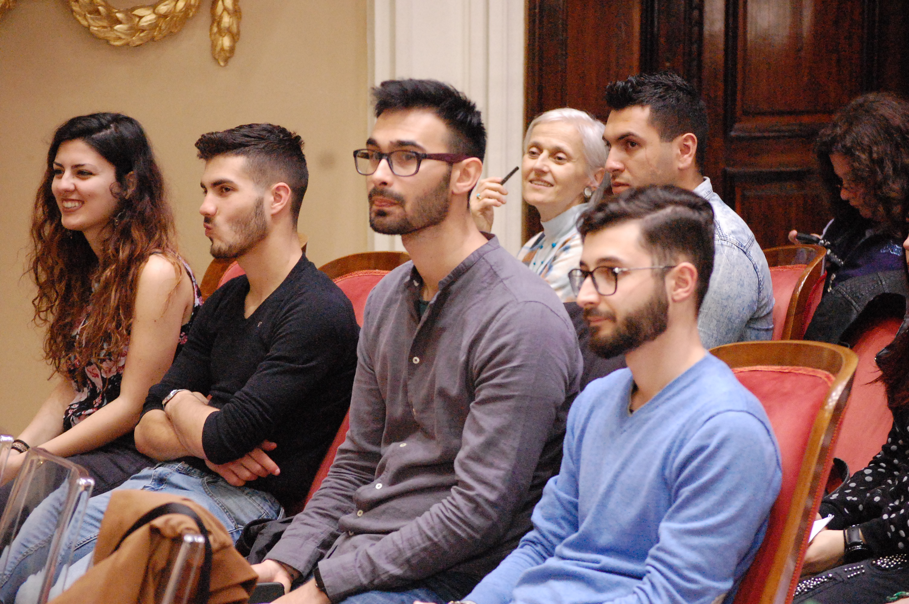 Studenti in Aula magna