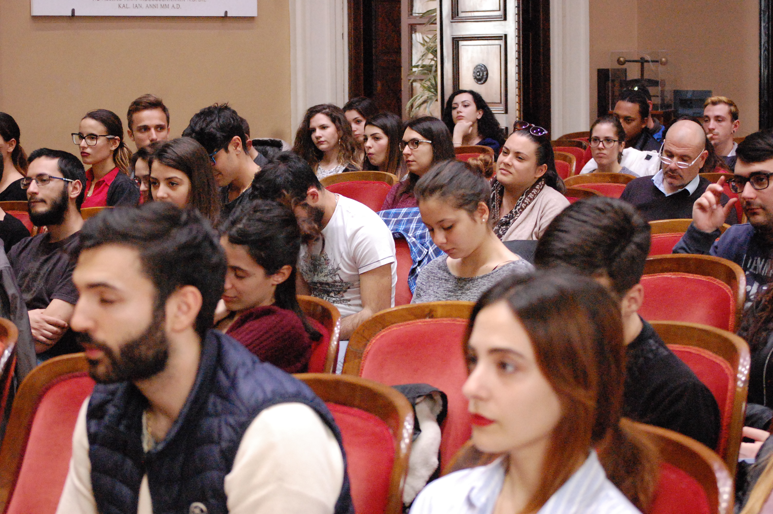 Studenti in Aula magna