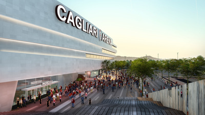 Il calcio, tra passione e industria. L'impianto progettato da Sportium sorger&agrave; sulle ceneri dello stadio Sant'Elia, inaugurato nel 1970 per lo scudetto del Cagliari e riattato per i Mondiali del '90