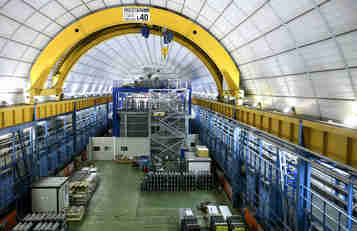 Una veduta dei laboratori dell'Istituto nazionale di fisica nucleare