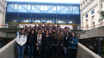 Cittadella di Monserrato. Recente foto di gruppo per l'"International day of women and girls in science&rdquo;, del team guidato da Viviana Fanti