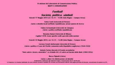 Il programma completo degli incontri di gioved&igrave; 17 e venerd&igrave; 18 maggio