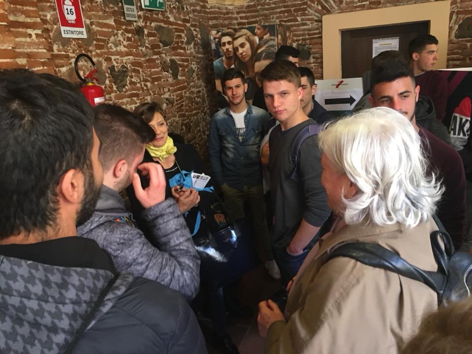 Orienta Oristano, il Rettore incontra alcuni studenti con la loro insegnante