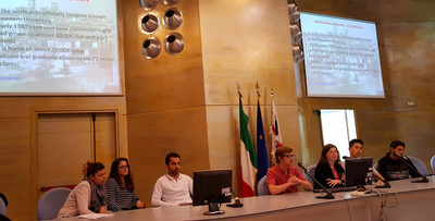 15 maggio 2018Studenti delle universit&agrave; di Cagliari e di Boston presentano i loro atenei