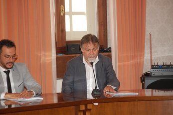 Il sindaco di San Sperate, Enrico Collu
